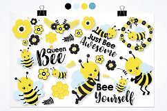 Bee awesome graphics and illustrations Product Image 5