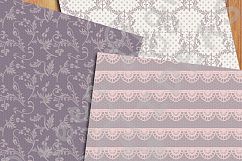 Wedding Lace Digital Papers Product Image 2