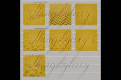 16 Gold Glitter Christmas Printable Digital Papers 12 inch Product Image 6