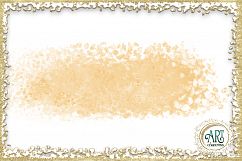 Champagne Beige Ivory Glitter Brush Strokes 24 PNG Aqua clipart Splashes  Product Image 16