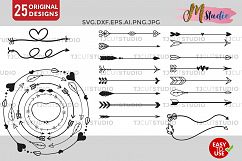 Arrow Circles svg, Arrow vector, Circles arrow svg. Product Image 1