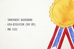 Watercolor Graduation Clipart, Graduation Clip Art Product Image 3
