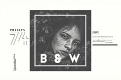 Eleganza | 74 Black &amp; White Lightroom Presets Product Image 2