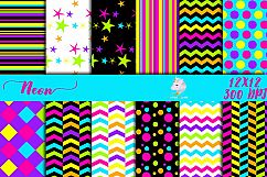 Neon Digital Paper Product Image 1