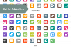 158 E-Commerce Filled Round Corner Icons Product Image 2