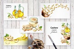 Cashews bundle. Watercolor Product Image 4