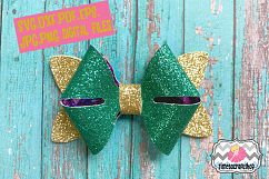 3D Hair Bow Template. Svg. Dxf. Pdf. Eps. Jpg. Png Product Image 1