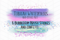 8 Brush Strokes in Bubblegum Unicorn Product Image 1