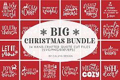 Happy Christmas SVG Cut File Bundle Product Image 1