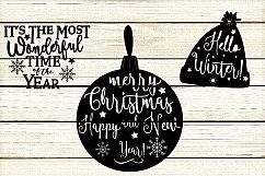 Christmas Quotes bundle svg cutting files | quotes svg Product Image 6
