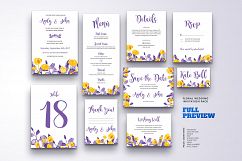 Floral Wedding Invitation Bundle Product Image 17