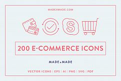 Line Icons - E-Commerce Product Image 1