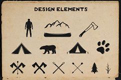 12 Vintage Adventure Badges Product Image 9