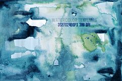 8 Teal watercolor textures, HQ 3527x2400px 300 DPI JPG Product Image 3