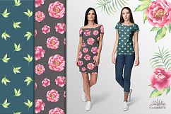 Watercolor Peonies set Product Image 8