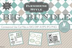 Farmhouse Style Big Bundle LLBB002 Cut files in SVG DXF EPS AI JPG PNG Product Image 1
