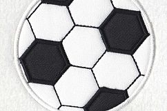 Soccer Ball Football Applique Machine Embroidery Design Product Image 8