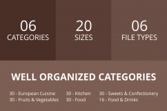 166 Food &amp; Drinks General Flat Greyscale Icons Product Image 3