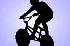 bmx rider silhouette / BMX Rider svg / bmx riders / bmx cycle / bmx rider cliparts / bmx rider vector / bike ride / SVG / EPS / Png / DXf Product Image 3
