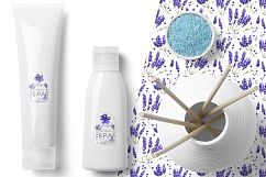 Lavender PNG flowers in watercolor Product Image 6