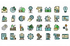 Investor icons vector flat Product Image 1
