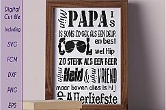 Fathers day svg, word art svg, cool dad svg, Product Image 2