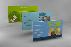 Logistics PowerPoint Infographic Set Product Image 6