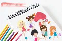 Woodland Fairies graphics and illustrations Product Image 3