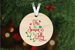 Tis the Season to be Jolly - Christmas SVG Cut File DXF PNG Product Image 6