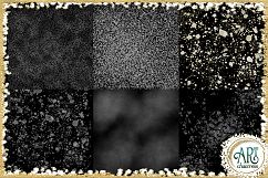 Luxury Silver Glitter Seamless Digital Papers,Border,Overlay Product Image 7