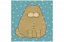 Fat Cat | Clip art illustration | PNG/JPEG Product Image 4