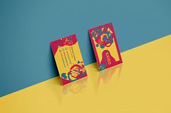 Memphis Style Business Cards Product Image 2