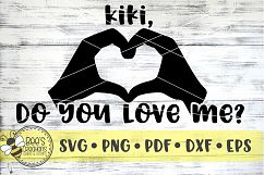 Kiki, do you love me? SVG Product Image 1