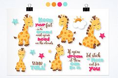 adorable giraffes graphics and illustrations Product Image 2