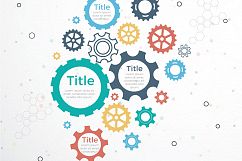 Gear Infographic vector design. Product Image 8