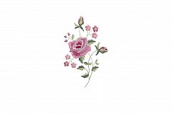 Antique Vintage Old Style Single Rose Product Image 2