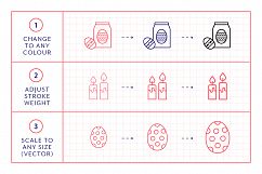Line Icons – Easter Product Image 2