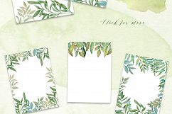 Greenery - Watercolor Green Leafs Product Image 3
