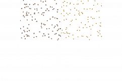 Glitter Heart Confetti Overlay Clipart Product Image 6