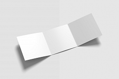 Square Trifold Brochure Mockup Product Image 4