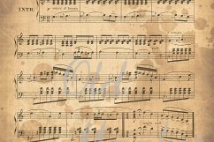Antique Music Digital Paper Product Image 3
