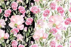 Hand Drawn Watercolor 15 Patterns Product Image 15