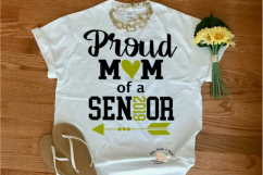Proud mom of a 2019 Senior svg cut file mom of a graduate Product Image 1
