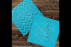 16 Blue Glitter Christmas Printable Digital Papers 12 inch Product Image 9