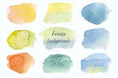Olive set. Watercolor collection. Product Image 8