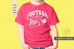 Football Sister SVG DXF EPS PNG Product Image 3