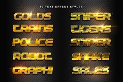 Gold Light text Effect Product Image 2