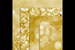 42 New Gold Bokeh and Glitter Papers Digital Papers Product Image 3