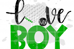 Love my Boy - Golf SVG Product Image 2