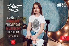 Kids T-Shirt Mock-Up Vol.1 2017 Product Image 1